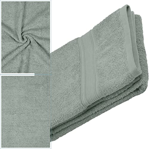 STOF Lovely Casa - Bath Towel - Size 70 x 140 cm - 100% Organic Cotton - Lichen Colour - Lagoon Model - Bath Linen - Wash at 40 cm - Image 4