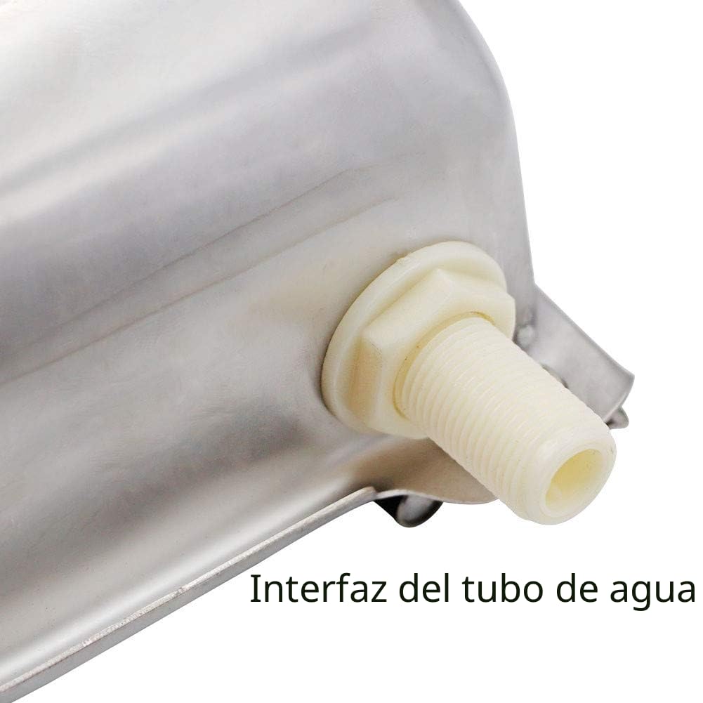 Automático Acero Inoxidable Ganado Cuenco Mascotas Bebedero con Válvula de Flotación Comederos y Bebederos para Caballos Cabras Perros Cerdos