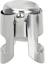 Tampa a Vácuo em Inox para Garrafa de Vinho e Champagne Rolha Reutilizável com Vedação Hermética