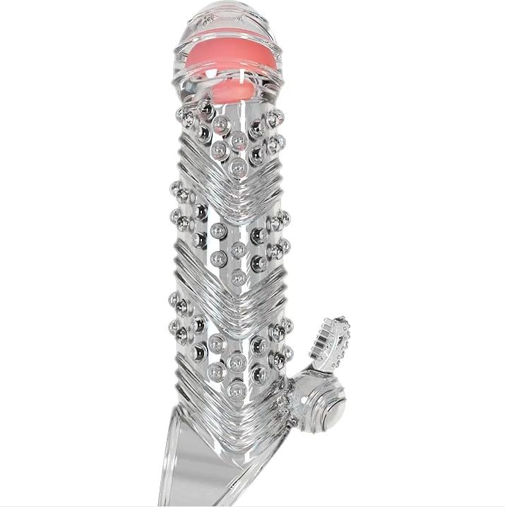 Amazon.com: Condoms for Men Extender Vibrating Rabbit Ears Reusable Condoms  for Men Extender Delay Cock Sleeves for Sex : Health & Household