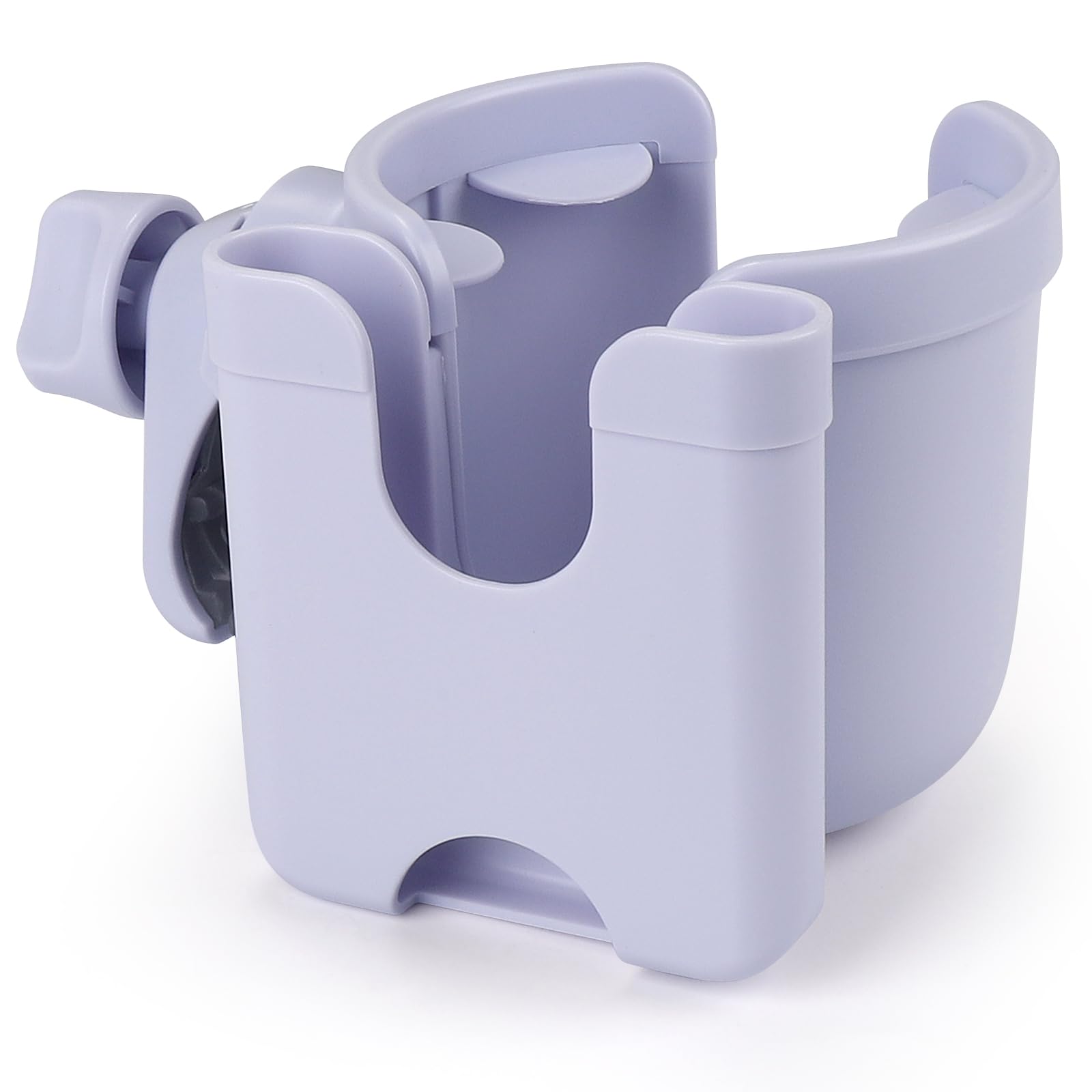 Accmor Stroller Cup Holder with Phone Holder, Bike Cup Holder, Walker Scooter Wheelchair Cup Holder Attachment, Universal Cup Holder for Uppababy Graco Strollers