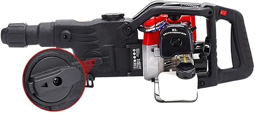 Miniatura 3 de Martillo de demolición de 327 cc trituradora de hormigón de 2 tiempos martillo eléctrico de alta resistencia de 1100 W 5 piezas de broca de cincel