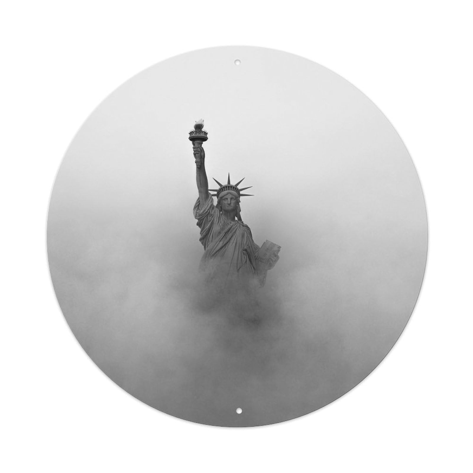 New York Statue Of Liberty Landmark Travel Metal Tin Sign