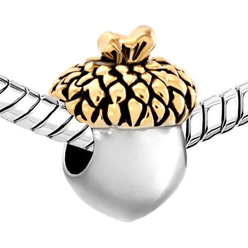 Acorn Charm for Women Mom Daughter Compatible with Pandora Bracelets2