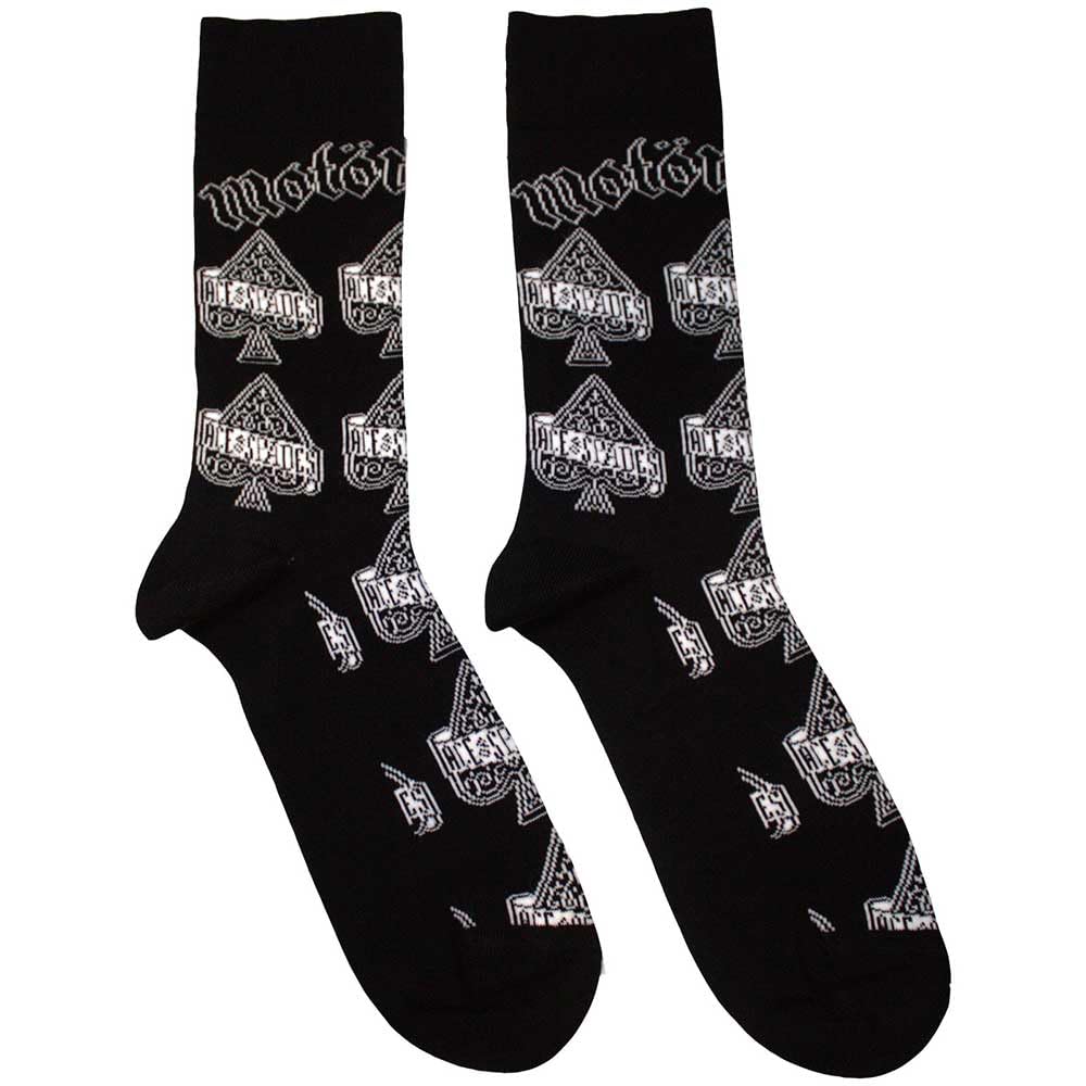 Rock Off officially licensed products Motorhead Ace Of Spades Repeat Ankle Socks One Size
