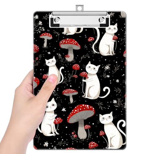 Image of Small Plastic Clipboard 6 x 9 in, Standard A5 Size Fashion Clip Board