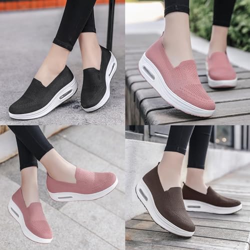 Women's Orthopedic Walking Shoes, Slip-On Non-Slip Light Air Cushion Orthopedic Sneakers for Arch Support3