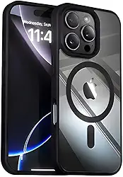 Capinha Case Capa Transparente Basic Anti Impacto Bordas Elevadas Magnética Premium Luxo Para iPhone (Preto, iPhone 12/12 Pro)