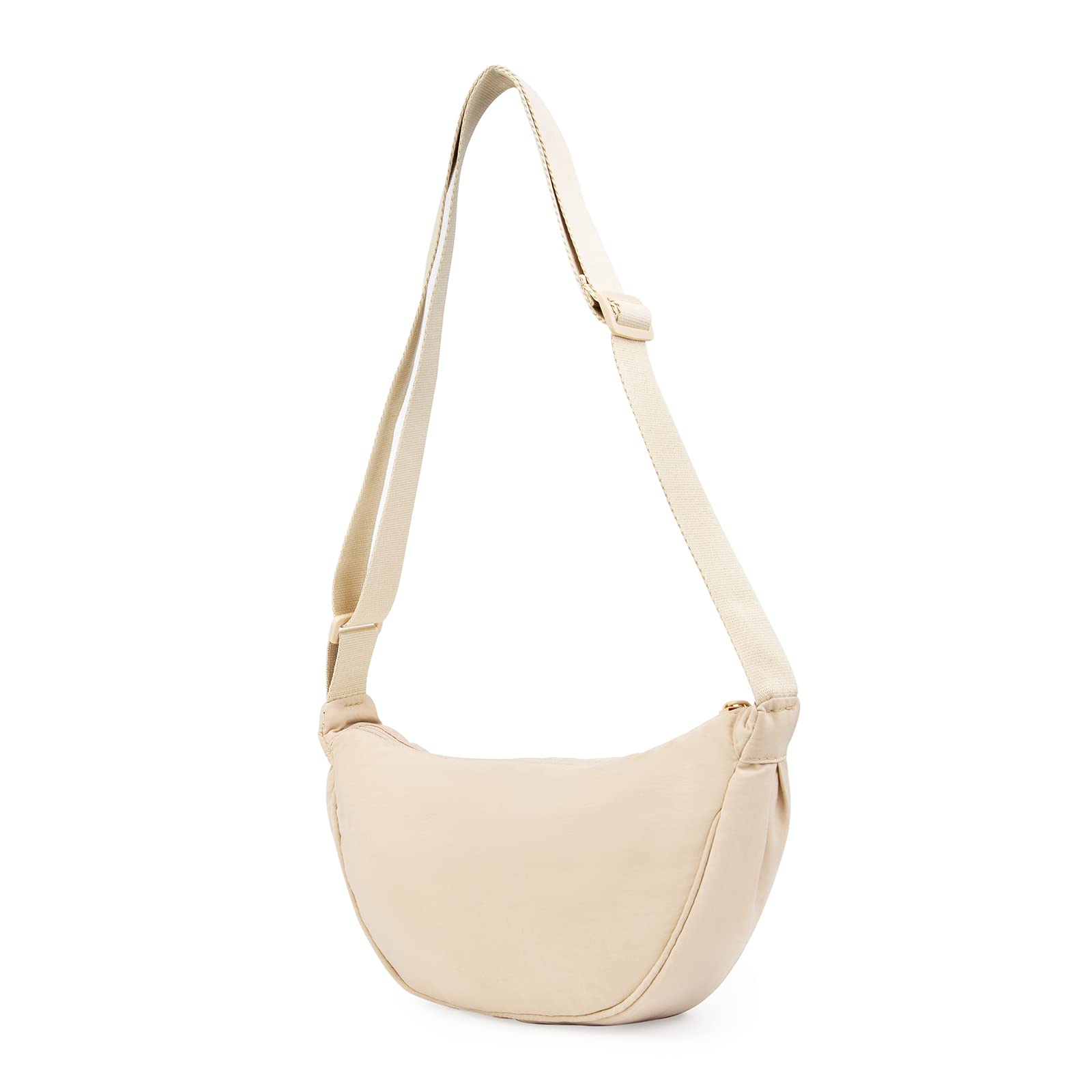 JBBWomen Nylon Crescent Crossbody Bag Small Shoulder Bag Purse Fanny Pack Sling Bag Daypack School Sport Causal Travel Work