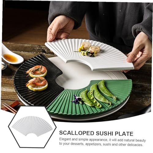 Plato de cerámica estilo japonés para sushi y postre miniatura 4