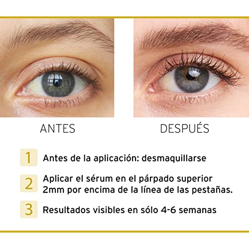 Nuvega Lash - Serum Pestañas y Cejas para unas pestañas largas en sólo 4-6 semanas I Vegano I Serum para el Crecimiento de Pestañas I Crece Pestañas/Alargamiento I Made in Germany I 3ml - imagen 4