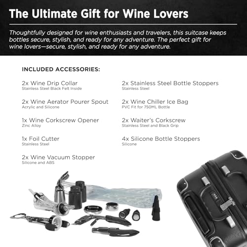 VinGardeValise 12-Bottle Wine Suitcase