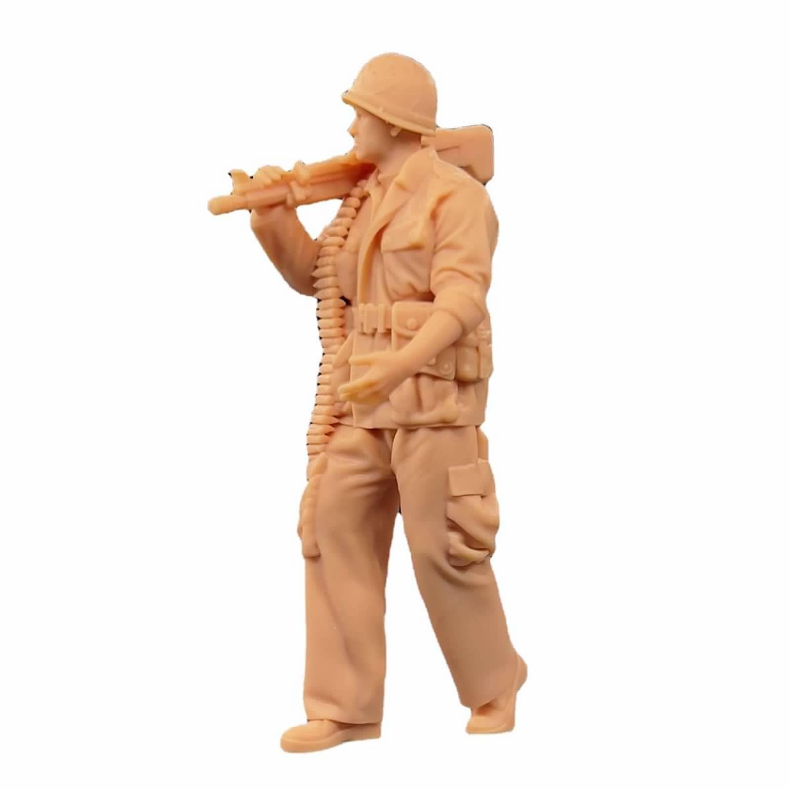 Amazon.co.jp: ZEDACAKAI 1/35 フィギュア 戦争兵士 歩兵 銃を持つ男性