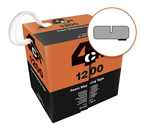 Taśma piankowa I Foam Masking Tape I rolka 20 mm x 50 m firmy 4CR I akcesoria do lakierowania