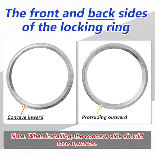 Image of RV 96010 Water Heater Ring and Gasket Kit Replacement for Atwood Electronic Water Heater GC6AA-10E,GC10A-4E,G6A-8E Tank