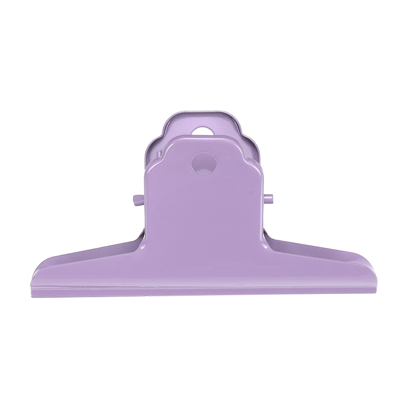 PATIKIL Extra Large Binder Clips, 3.9" Metal Chip Clips Paper Clamps Hinge Clamp for DIY Crafts, Paintings, Drawings, Photos, Snacks, Foods Home Office Supplies, Purple