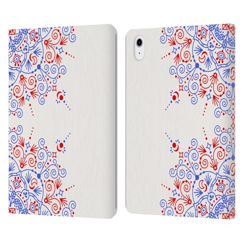Funda iPad Air 2020/2022 de cuero con diseño Mandala de Cat Coquillette