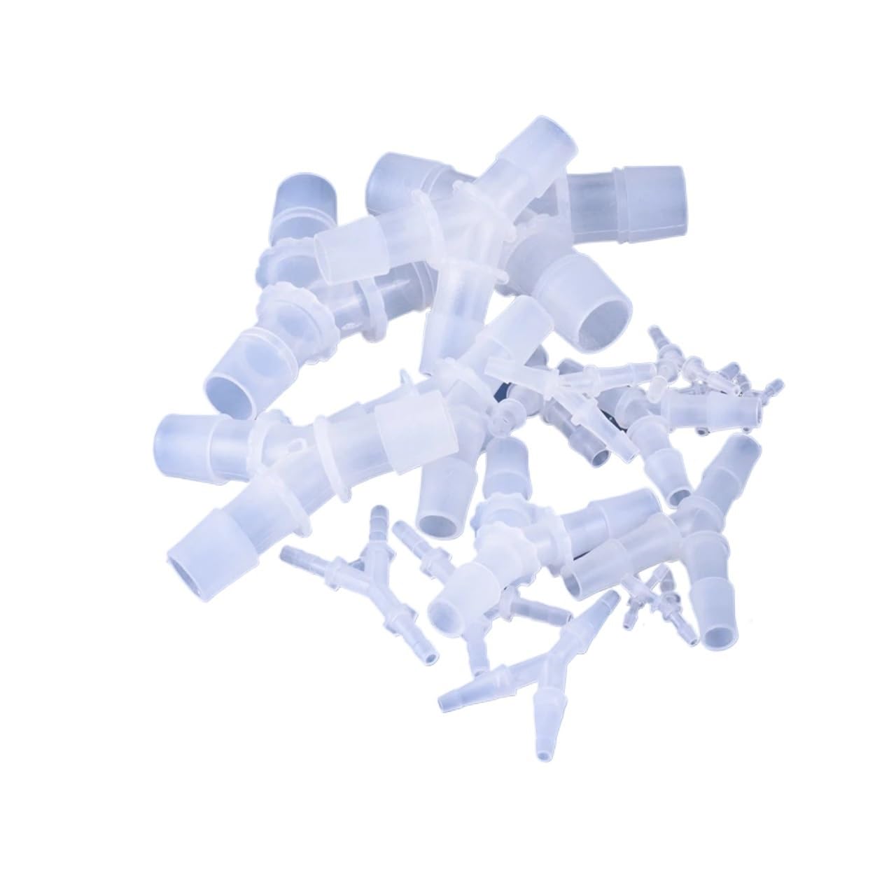 Y Type Plastic Pipe Fitting 2.4-12mm Pagoda Barb Diameter of Change Hose Connector Aquarium Pipe Fitting Hose Splitter 2.4mm-12mm(4mm-10mm-4mm)