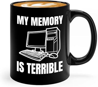 Computer System Analyst Coffee Mug 11oz Black - my memory is terrible - Progammer Coding Men Boyfriend Science IT Support Software Developer Nerd Web Data Analyst