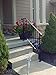 Iron X Handrail Picket #3 (Concrete Steps)