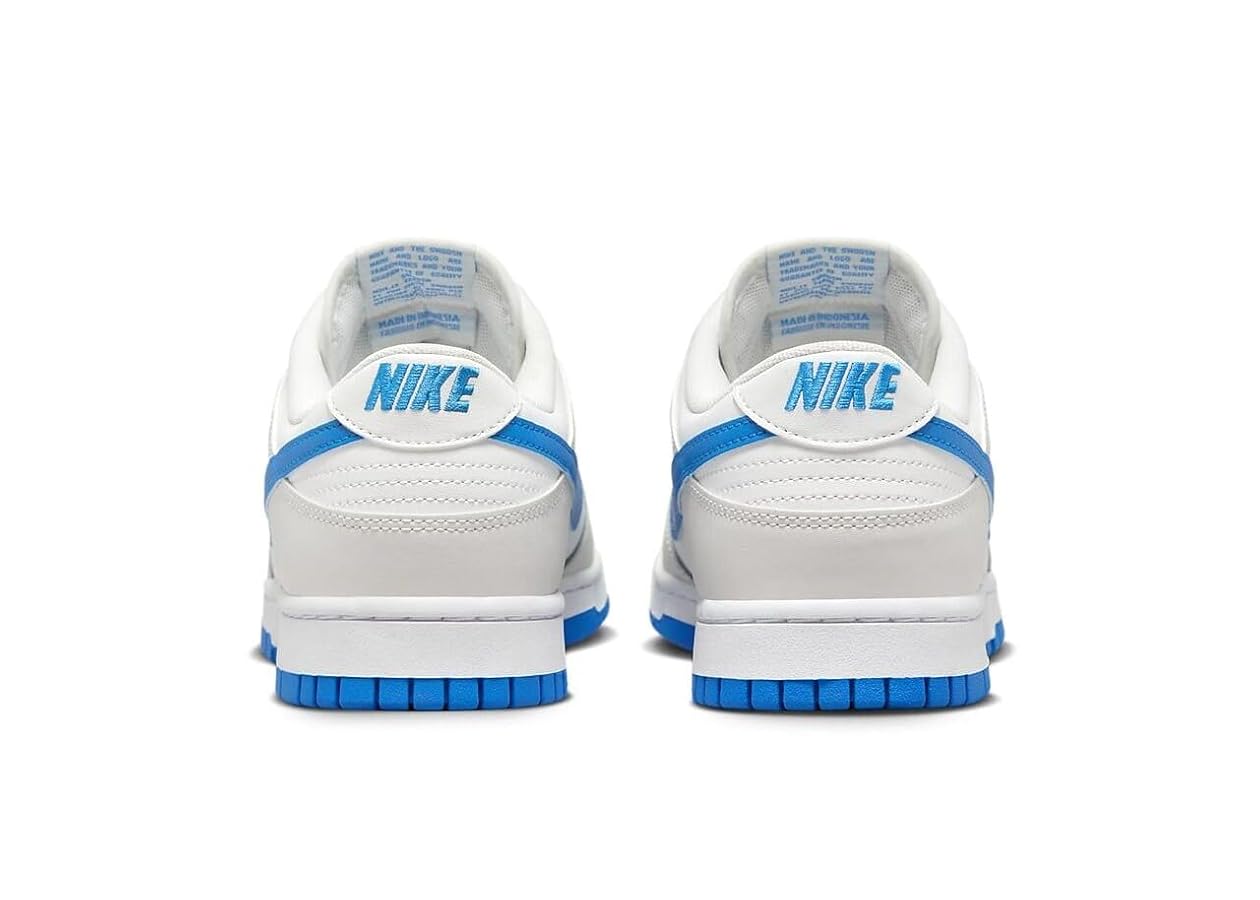 Nike Dunk Low Retro Men's Shoes, Summit White/Photo Blue
