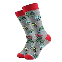 Monster Truck Socks. UK Size 5-8 Monster Truck Themed Gift.