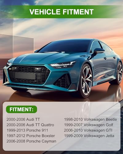 Image of SCITOO AC Heater Blower Motor w /Fan HVAC Resistors Blower Motor fit for 2000-2006 for Audi TT /2000-2006 for Audi TT Quattro /1999-2013 for Porsche 911 /1997-2012 for Porsche Boxster