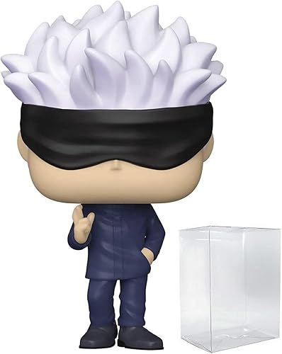 POP Jujutsu Kaisen - Figura de vinilo Satoru Gojo Funko (con funda protectora de caja compatible), multicolor, 3.75 pulgadas POP Jujutsu Kaisen - Figura de vinilo Satoru Gojo Funko (con funda protectora de caja compatible), multicolor, 3.75 pulgadas