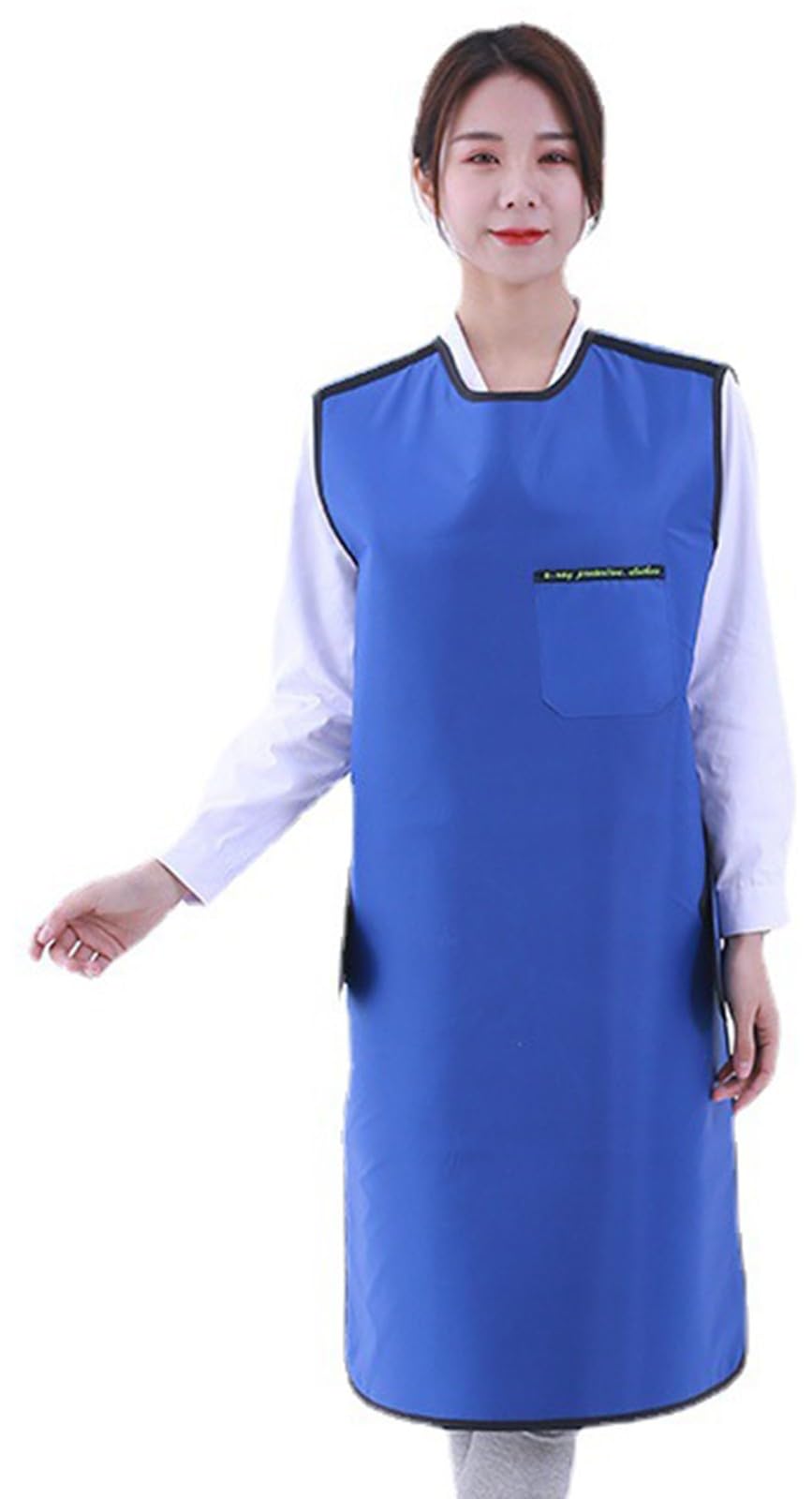 Delantal De Plomo De Rayos X para Rayos X,Chaleco De Plomo Ligero,Vestido De Plomo,Delantal De Laboratorio Dental,Bata De Plomo para Protección Radiológica,Cintura Ajustable