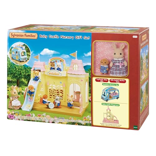 Sylvanian Families -Le Royaume des bébés - 2 Figurines et + de 25 Accessoires - Coffret Cadeau - Plongez dans l'univers de la Famille Sylvanian - Figurines...