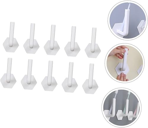 Miniatura 3 de 10 ganchos de almacenamiento adhesivos para pared, versátiles soportes para llaves y correo, ganchos de estilo aleatorio para el hogar, sala de