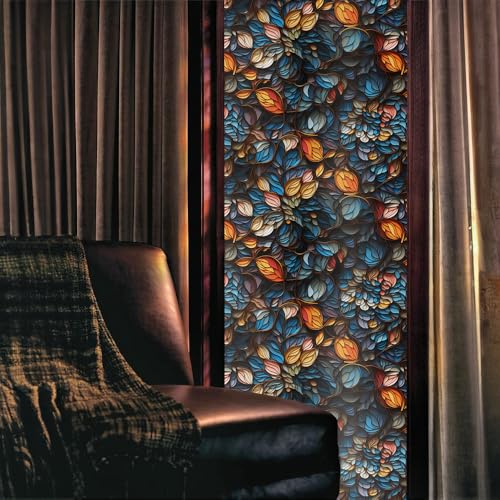 Vinilo Decorativo Dark Mosaic Floral 15.7x118 in miniatura 2