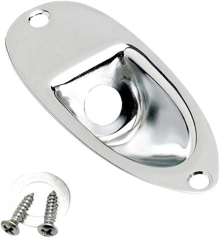 Fender Virola de guitarra elétrica Stratocaster Jack - Cromado
