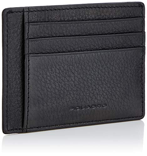 Piquadro Men's Credit Card Case, Black (Nero), 11 Centimeters2