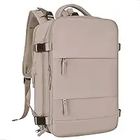Mochila De Viagem Grande Impermeável, Com Porta Usb, Compartimento Para Sapatos, Bolsa Para Objetos úmidos, Mochila Para Notebook, Mochila Feminina