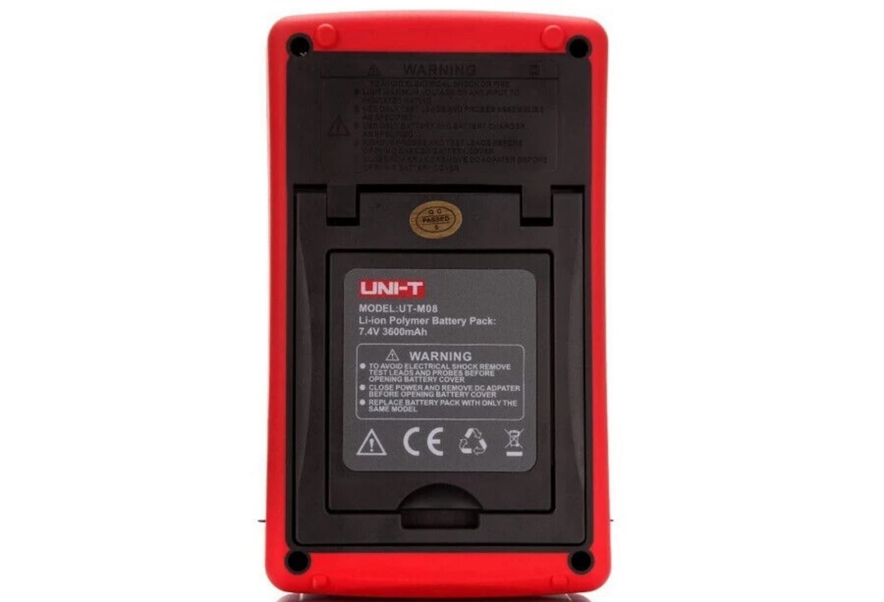 UTD1025CL Osciloscopio de memoria digital portátil con 25 MHz, 1 canal, 200 Msa/s, velocidad de muestreo 2 en 1: osciloscopio y multímetro de medición para voltaje, corriente, ohmios, 3 contadores de