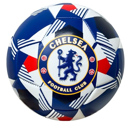 Icon Sports Chelsea FC Soccer Ball Size 2 4 and 5 Licensed Chelsea Blue Ball (#4)