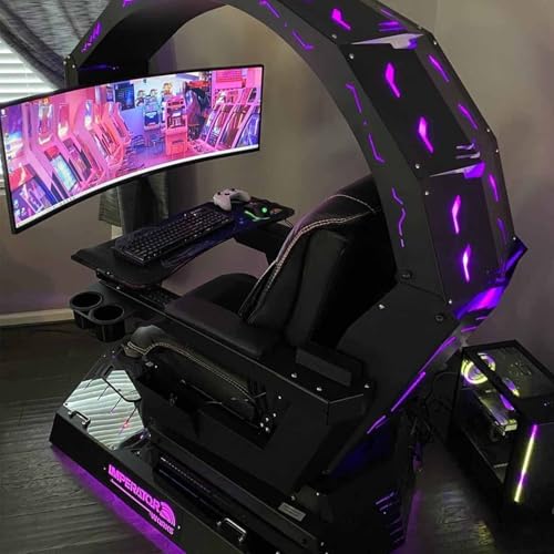 Ergonomic Gaming Chair with Massage and Lumbar Support for Enhanced Comfort, Ideal for E-Sports and Office Use - Image 3