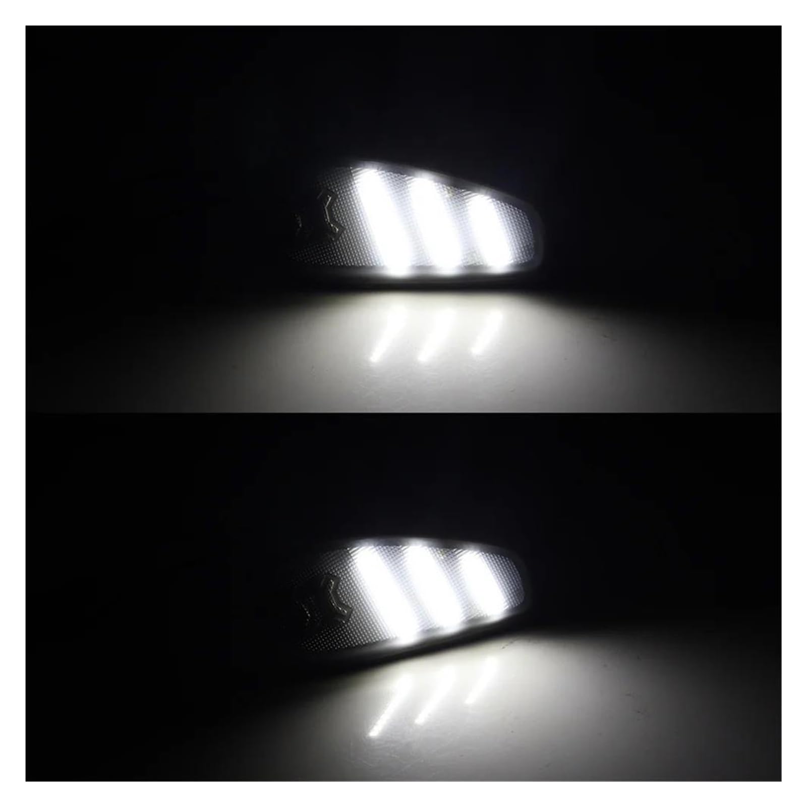 Generico Indicatori Di Direzione Freccia Laterale Per Jeep Per Renegade 2015-2023 Ambra/Bianco LED Indicatori Di Direzione Laterali Anteriori Per Auto(Smoked B)