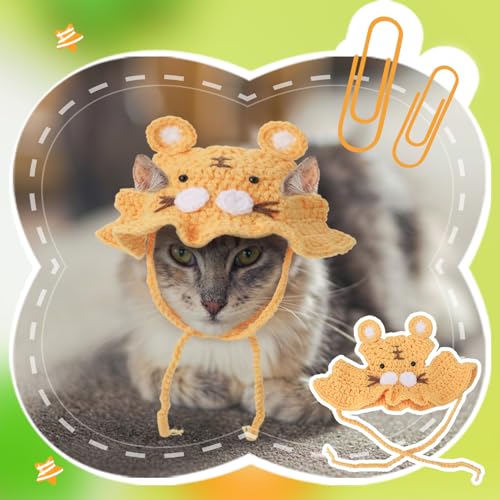 #1 Best Knitted Cat Hats - Premium Pet Apparel Set - Image 6