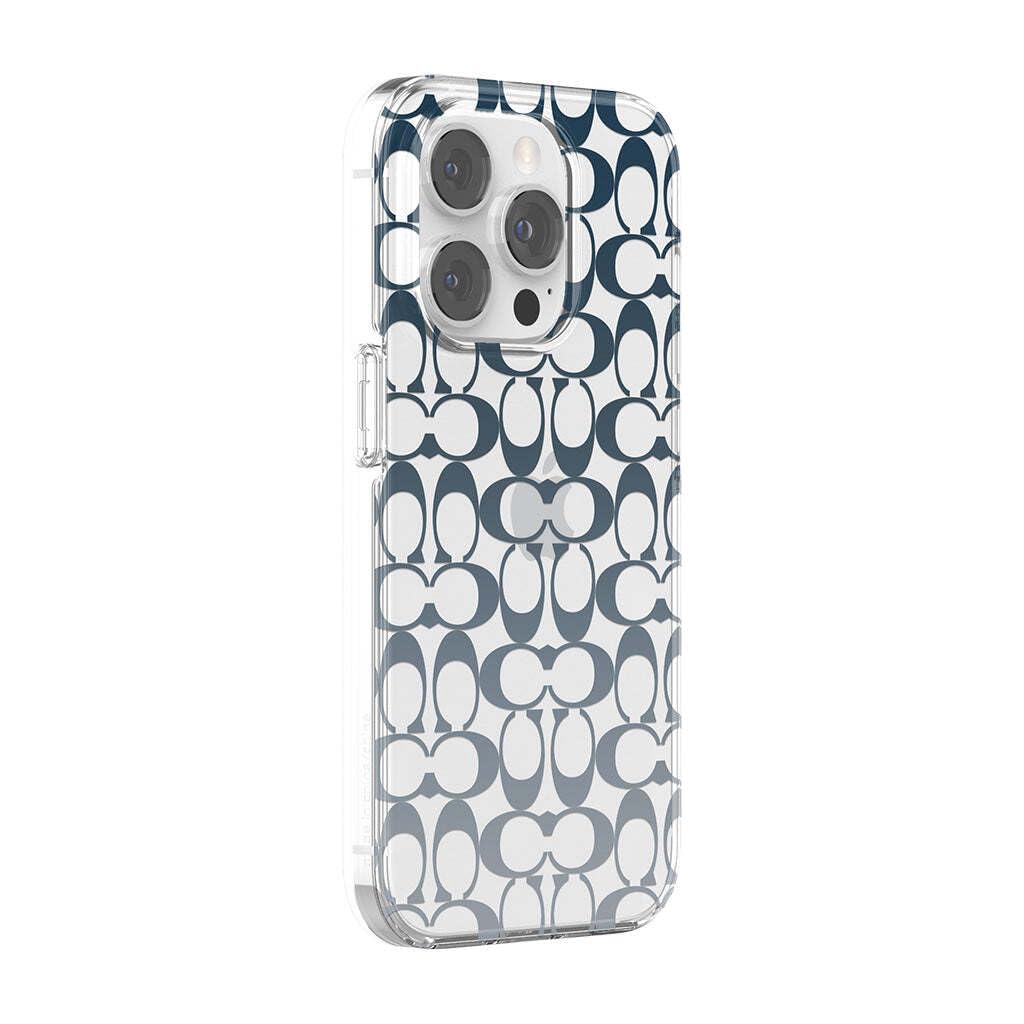 Coach Protective Case for iPhone 14 Pro, Signature C Blue : Amazon