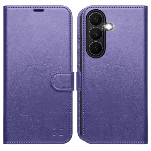 Housse en cuir PU Samsung S26 OCASE chic et fonctionnelle avec son support vidéo intégré