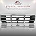 Make Auto Parts Manufacturing Chromed Shell & Gray Insert Grille with Emblem Provision For Ford Bronco 1992-1996 & For Ford F150 F250 F350 1992-1996 - FO1200173