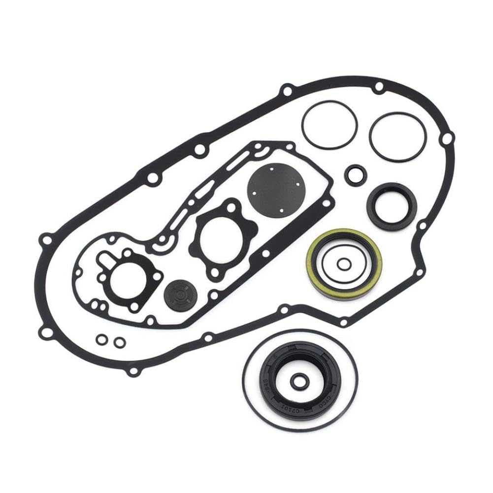 Accesorios de embrague de motocicleta Kit de junta de cubierta primaria Compatible con Sportster 1200 XLH1200 1989 2003
