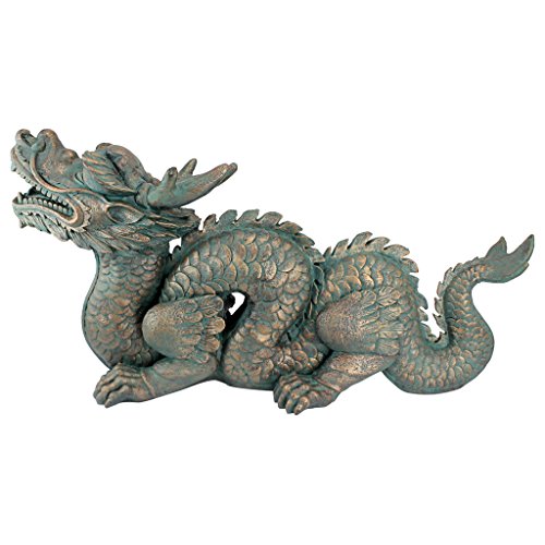 Design Toscano AL25253 Asian Dragon Of The Great Wall Garden Statue thumb #1