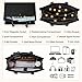 RAINSMORE Laptop Bags for Women 15.6 Inch Ladies Work Bag Laptop Tote Bag PU Leather Large Laptop Handbag for Women Water Resistant Computer Bag for Business Office School Travel Black