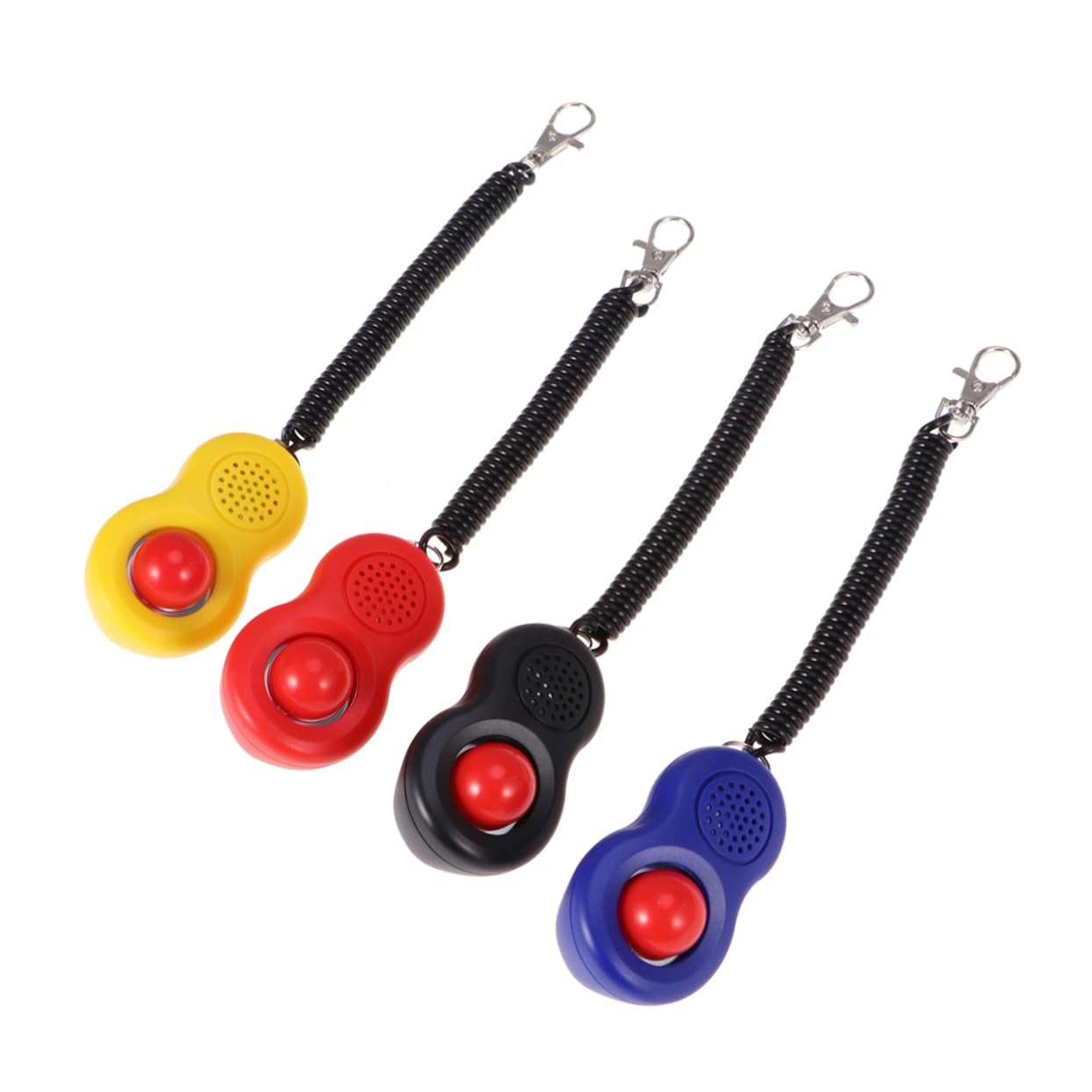 Yardwe 12pièces Kit De Clickers De Dressage pour Animaux De Compagnie Outil Professionnel avec Anneau Élastique Et Dragonne pour Chiens Et Chats
