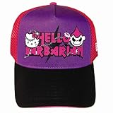 Hello Kitty Kappe vorne bedruckt in Metall Kitty-Design. Verstellbare Größe