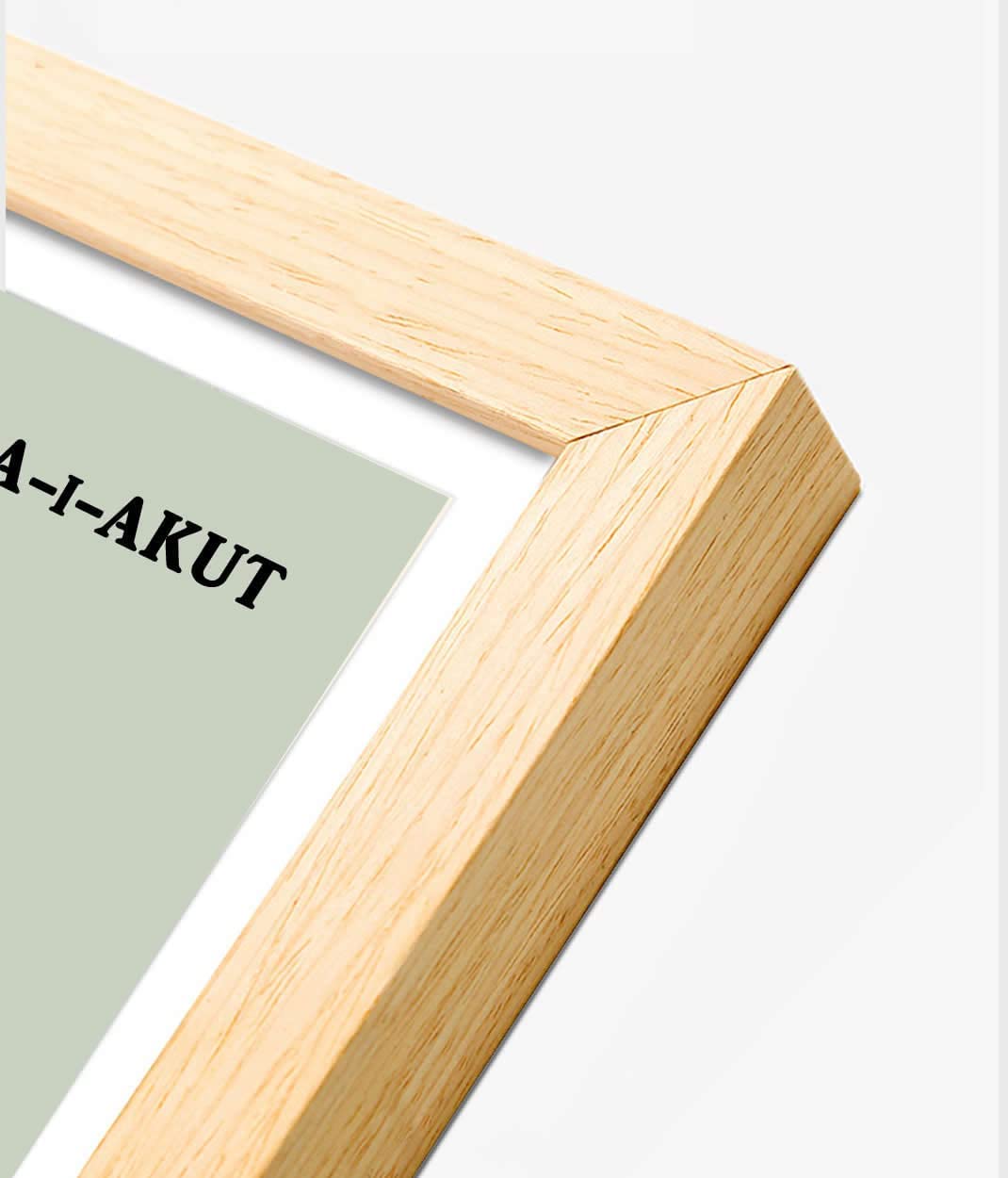 TUKA [4x] Cadre Bois Nature à Documents, A4 Cadre Interchangeable avec Acrylique Couverture et Fermeture Magnétique, Auto-adhésif Cadre Mural à Poser Affiche Photo, Changement Rapide, TKD8401-A4-4X