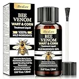 VEADONS Bee Venom Wart Remover | Combines Salicylic Acid to Dissolve Wart Tissue & Bee Venom Extract to Target The Root | Safe, Natural & Potent | Suitable for Most Body Warts | Liquid Formula